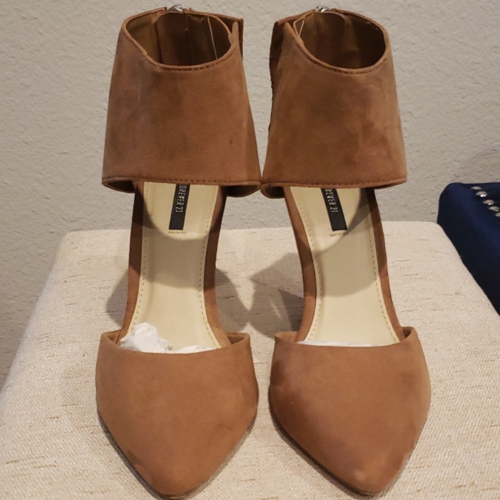 Faux Suede Forever 21 wedges